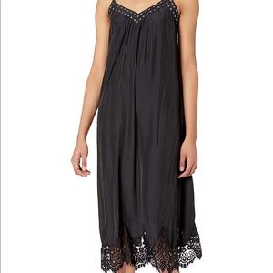 Ramy Brook Jade slip dress lace and embellishment